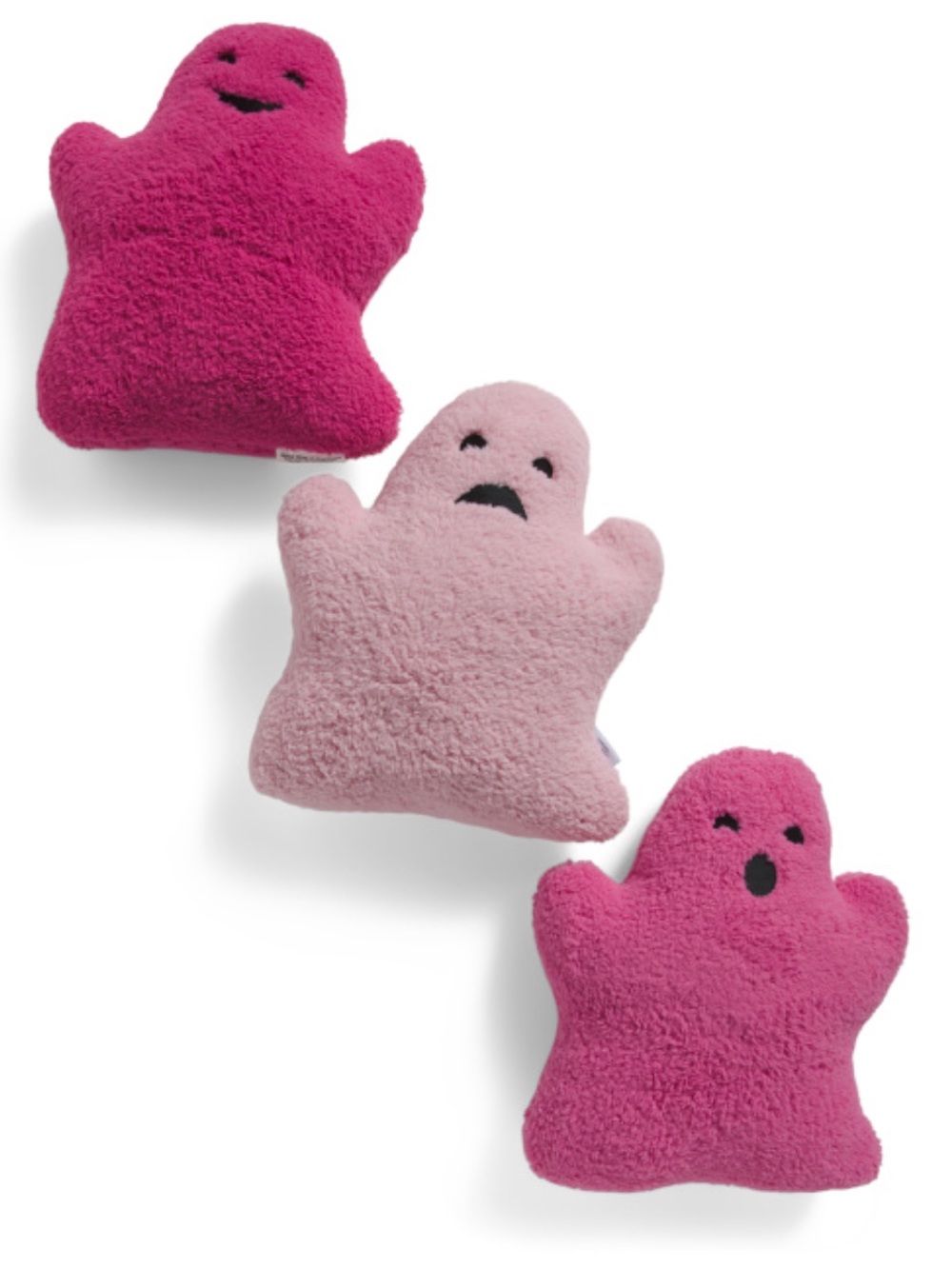 Martha Stewart Halloween Ghost Pillows Set Of 3 New